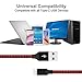 USB Type C Cable,YouCoulee 3 Pack 3.3Ft 6.6Ft 10Ft USB C Cable Nylon Braided Long Cord USB Type A to C Fast Charger for Samsung Galaxy S9 S9+ Note8 S8+, Apple Macbook, LG G6 V20, Pixel, Nexus 6P (Red)