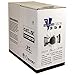 Vertical Cable Cat5e, 350 Mhz, UTP, Gel Filled (Flooded Core), Direct Burial, 1000ft, Black, Bulk Ethernet Cable