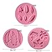 FUNSHOWCASE Assorted Fondant Leaf Candy Mold 3-in-Set for Sugarcraft Cake Decoration, Cupcake Topper, Polymer Clay, Soap Wax Making Crafting Projects All-purpose