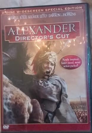 Alexander Directors Cut Colin Farrell Anthony Hopkins Rosario Dawson Dvd Amazon De Musik
