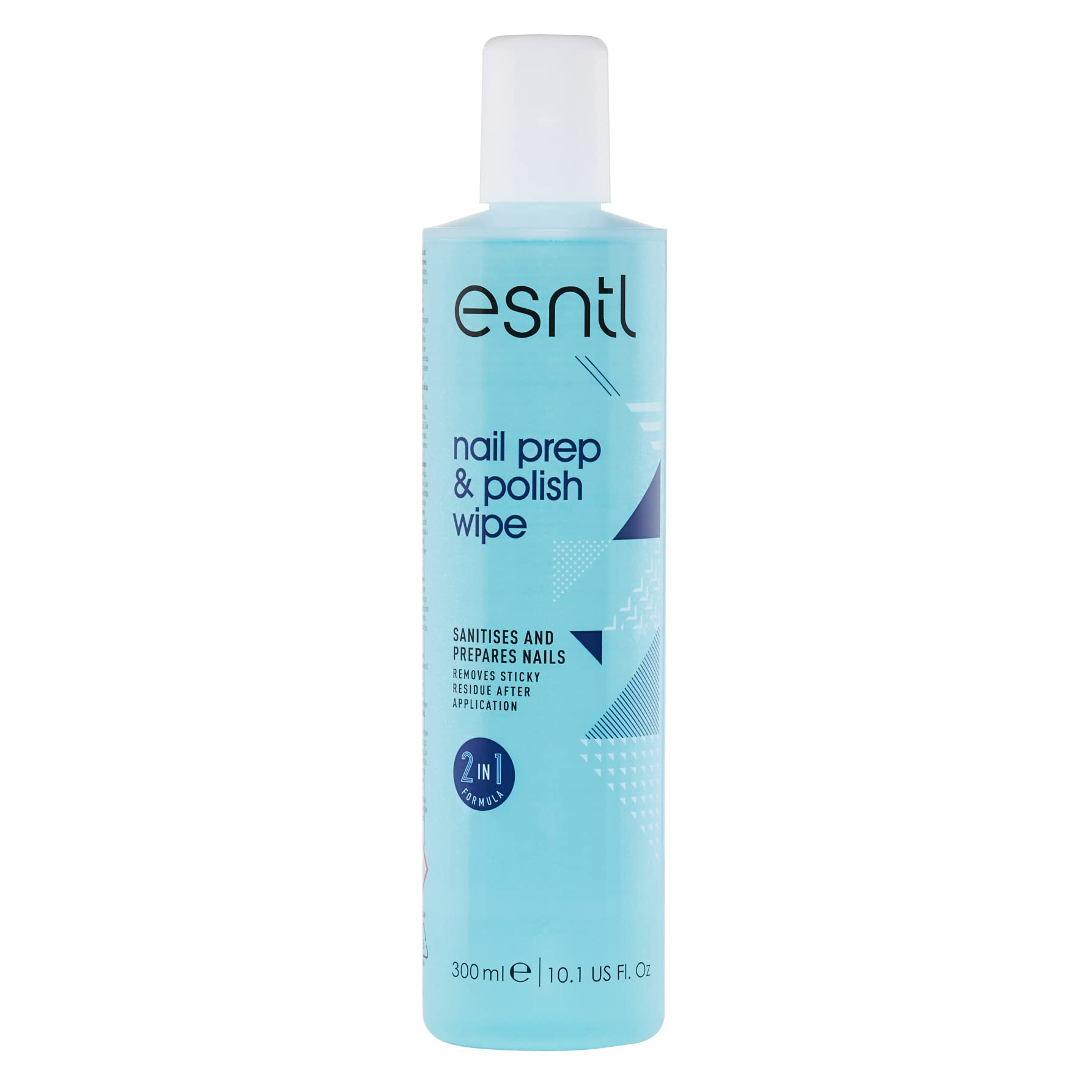 ESNTL Nail Prep & Polish Wipe | 300ml | Dual Purpose Formula | Prep Your Nails For Gels, Then Polish To A Salon Finish | Trusted by UK Beauty Industry