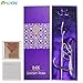 ProCIV Purple Rose, Gold Foil 24k Rose Flowers in Gift Box, Best Gift for Mother's Day, Valentine's Day, Wedding Day, Birthday, Christmas, Thanksgiving, Home Decor