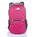 MANSOV Portable Backpack, Ultra Lightweight Water Resistant Hiking Backpack for Child Foldable Travel Trip Durable Outdoor Bags Camping Backpack and Daypack, 20L, Pink