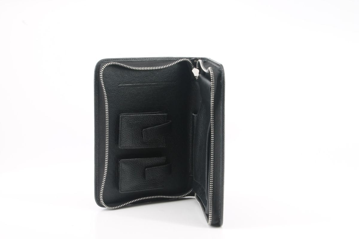 adorini Cigar case Genuine Leather Black Yarn.