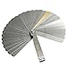 Acarte 32 Set Blades Steel Feeler Gauge Dual Marked Metric and Imperial Gap Measuring Tool Teaching Feeler