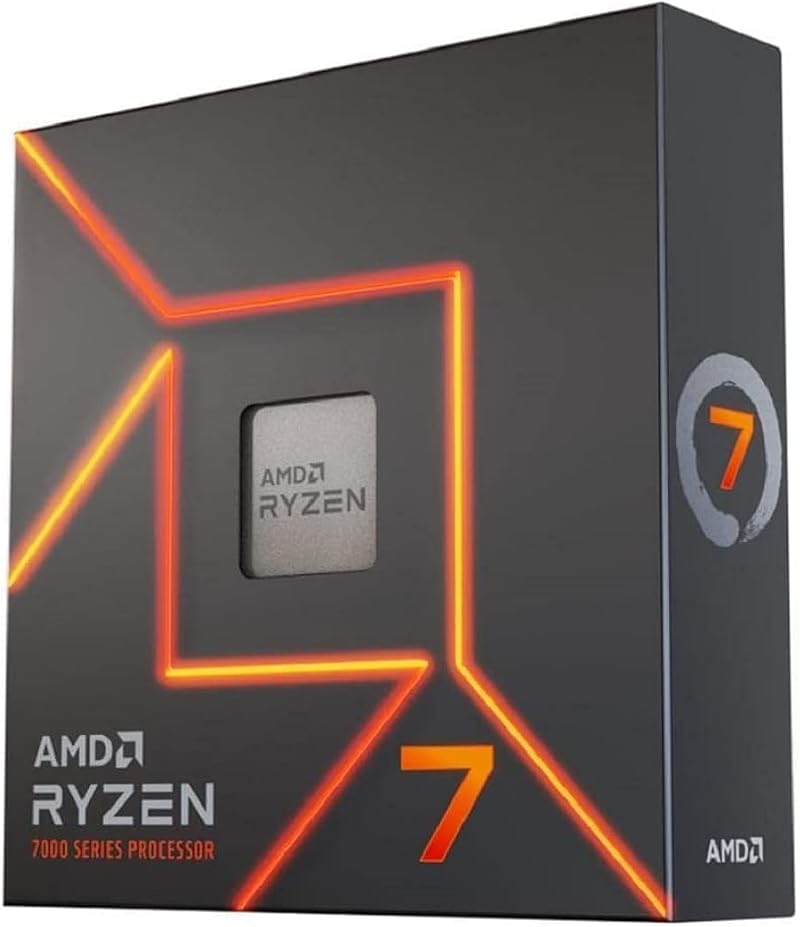 AMD Ryzen 7 7700X Processor AM5 Socket 8C/16T 5.4 GHz DDR5 40MB Cache