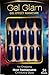 KISS GOLD FINGER GEL GLAM MANICURE GLUE ON LONG SQUARE 24 NAILS-GFC04 BLUE