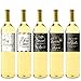 Funny Graduation Wine Label Stickers,Cute Graduation Gift,Graduation Party Favors,For University Graduate College Grad - Set of 5