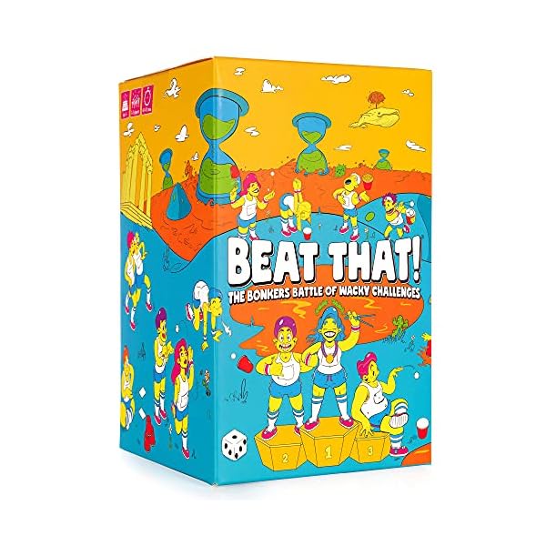 Beat-That-The-Bonkers-Battle-of-Wacky-Challenges-Family-Party-Game-for-Kids-Adults Gutter Games Beat That! - The Bonkers Battle of Wacky Challenges - Family Party Game for Kids & Adults, Card and Board…