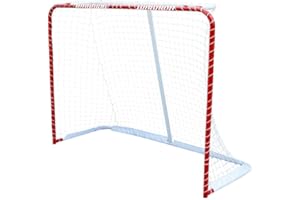 Warrior 54" Steel Street Hockey Net - 54" x 44" x 20" - Heavy Duty Mesh - Perfect for Indoor or Outdoor Play