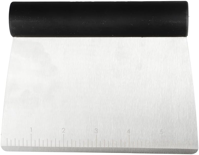 KitchenAid Stainless Steel All-Purpose Scraper and Dough Cutter Black