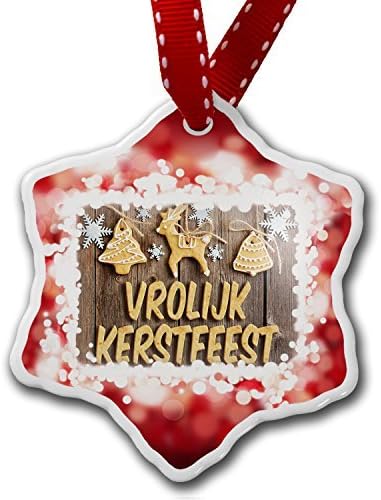 Amazon Com Novelty Christmas Decorations Merry Christmas In Dutch