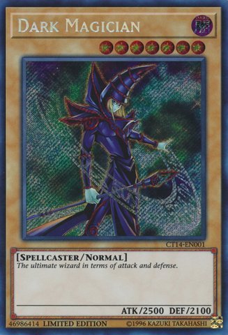Dark Magician - CT14-EN001 - Secret Rare - Limited Edition - 2017 Mega-Tins Promos (Limited Edition)