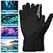 ZIPOUTE Neoprene Diving Gloves, 3MM Five Finger Wetsuit Gloves for Scuba-Diving，Snorkeling, Surfing, Kayaking, Cleaning Pond and All Water Activities for Men and Women