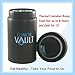 LunchVault Stainless Steel 17 Ounce Soup Thermos & Food Jar - Vacuum Insulated Wide-Mouth Lunch Container with Foldaway Spoon (Black Matte)