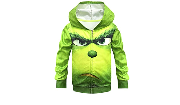 baby grinch moletom com capuz