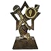 Decade Awards Microphone Trophy, Gold - Mic Drop Award - 6 Inch Tall - Engraved Plate on Request