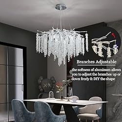 Upfelw Modern Crystal Tree Branch