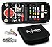 Sewing Kit for Adults Home Travel Camping and Emergency. Best Gift for Kids Girls Beginners. Quality Premium Mini Sew Supplies Set. Expansive Case with 100 Extra Pins and Safety Pins (Black, Small)