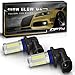 OPT7 Show Glow G2 LED Fog Light Bulbs - H10 9040 9140 9145-6000K Cool White - All Bulb Sizes and Colors - 395 LMS per Bulbs - 33-SMD - Plug-n-Play (Pack of 2)