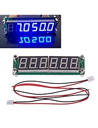 0,1 MHz a 65 MHz RF LED azul de 6 dígitos Contador de frecuencia de señal Cymometer Tester HY