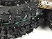 MASSFX Polished Aluminum Rims & Tires Wheels kit Fits Yamaha YFZ350 Banshee 350