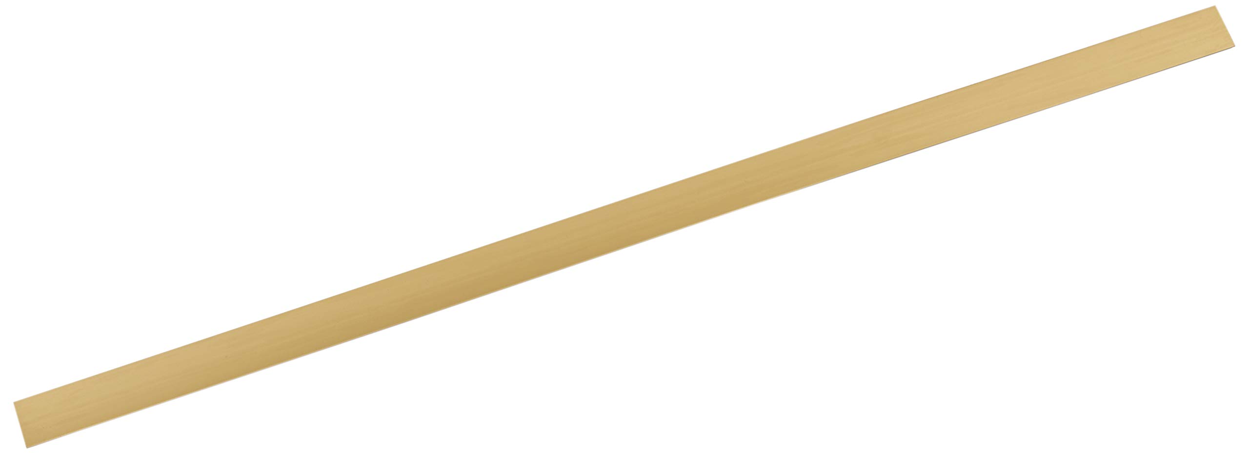 CEZAR aluminum threshold transition profile, protective strip, transition rail with fastening pins, 90cm, gold