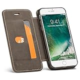 Leather Wallet Phone Case Protective Folio Flip Cover Removable Case with Ring Bracket for Iphone Samsung
