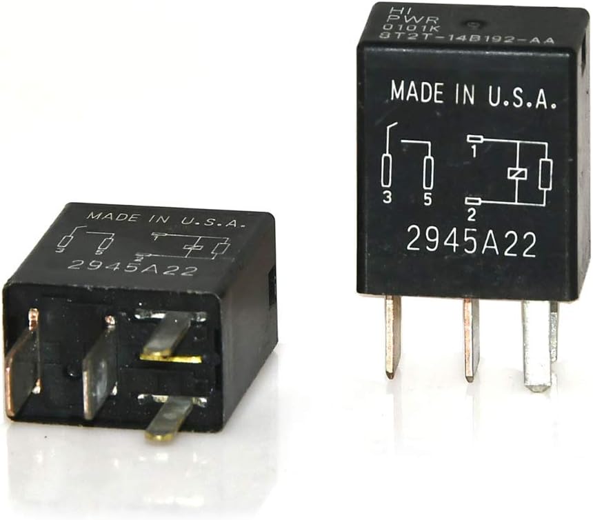 2 Pack MultiFunction Relay 8T2T14B192AA Automotive
