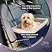 Devoted Doggy Deluxe Dog Car Seat Fits Pets up to 15lbs, Dog Booster Seat, Padded Cushioning, Adjustable Straps, Metal Frame Encasing, Installs in Seconds, Collapsible Canvas and Easy to Clean