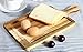 Acacia Wood Paddle Serving Board HAPPY EVERYDAY Engraved, 15 x 7.1 In Small Kitchen Wooden Cutting Board With Handle, Slicing Board for Cooked Food, Bread Serving Board By HTB
