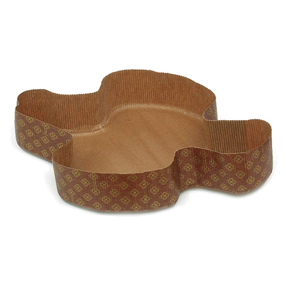 DECORA 5 "Colomba Pans, Cellulose Paper, Brown, 1000 g-5 Pieces