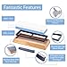 Premium Knife Sharpener Stone Double Nonslip 1000/6000 - Whetstone For Sharpening Many Types Of Knives - Silicone & Bamboo Base - Japanese Waterstone Kit - BONUS Pair Of Cut Resistant Gloves