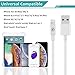 Phone Charger 10ft Cable with Wall Plug (4 in 1), YANME 2 Port USB Wall Charger Adapter Block with 10 Feet Long Charging Cord Compatible with Phone Xs/Xs Max/XR/X 8/7/6/6S Plus SE/5S/5C, Pad, Pod
