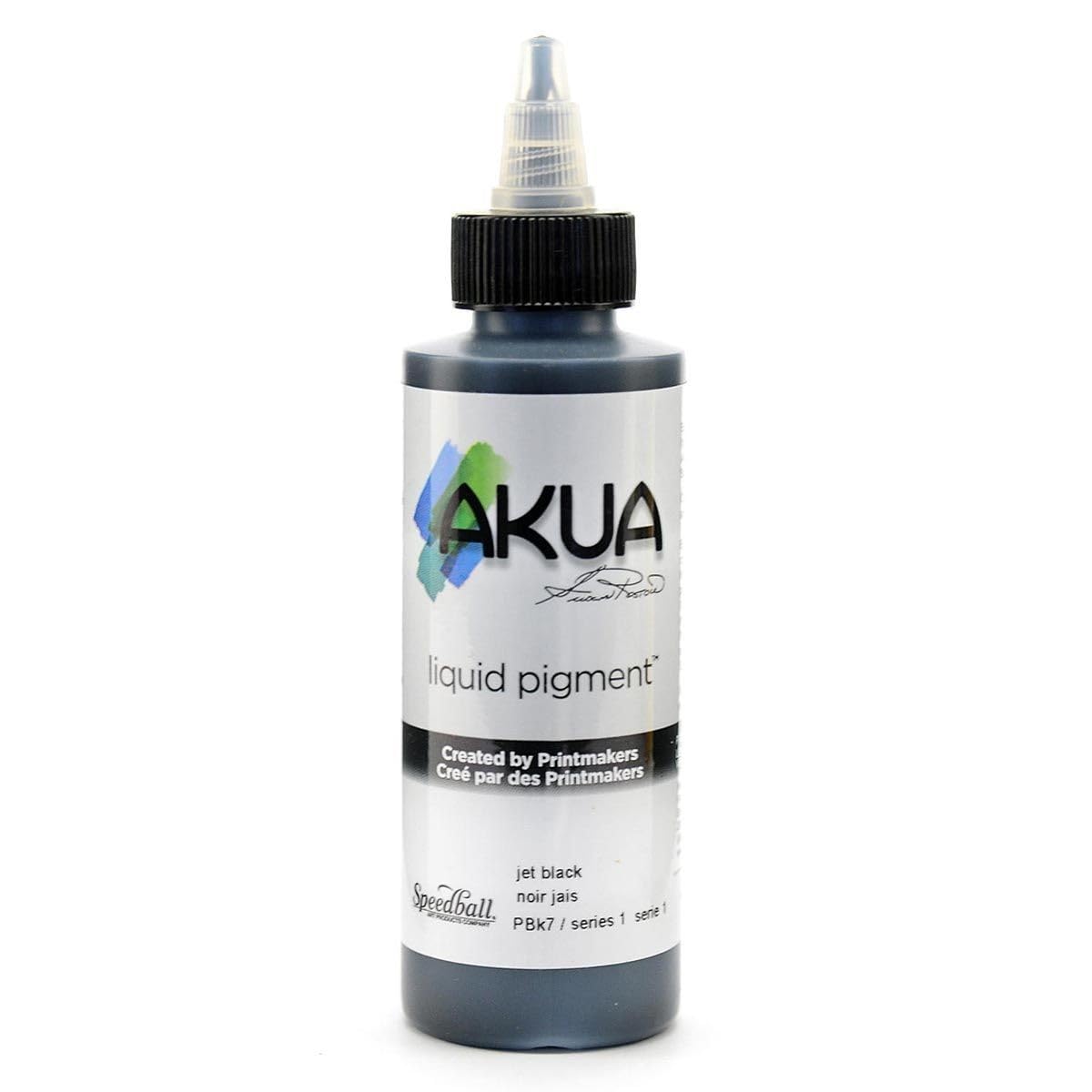 Akua Liquid Pigment 4oz Jet Black S1