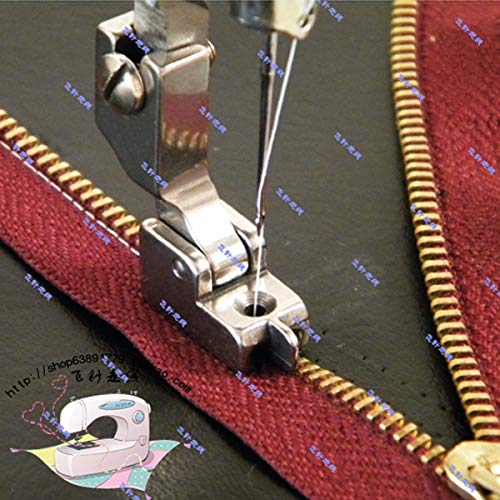 CUSHY Invisible Zipper Presser Foot, S518NS, Industrial Stitch Sewing Parts, Pure Steel, for Jack, Juki, Yamato, GEMSY