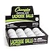 Champion Sports Colored Lacrosse Balls: White Official Size Sporting Goods Equipment for Professional, College & Grade School Games, Practices & Recreation - NCAA, NFHS and SEI Certified - 1 Pack