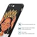 XIX iPhone 7 Plus iPhone 8 Plus Case African American Afro Girls Women Slim Fit Shockproof Bumper Cell Phone Accessories Thin Soft Black TPU Protective Apple iPhone 7 Plus Cases (09)