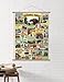 Cavallini Papers & Co., Inc. VPK/NP Caviling Vintage National Parks Hanging Poster Kit Vintage Wall Décor Multi