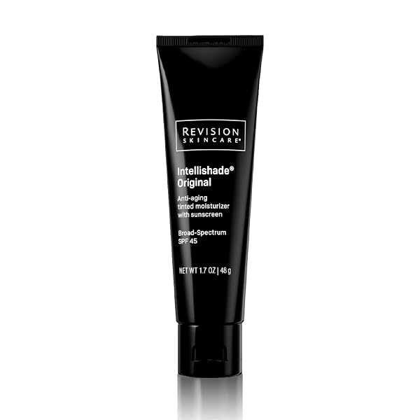 REVISION SKINCARE INTELLISHADE® ORIGINAL, ANTI AGING TINTED DAILY MOISTURIZER WITH SPF, ANTI WRINKLE WITH PEPTIDES AND VITAMIN C, 1.7 OZ