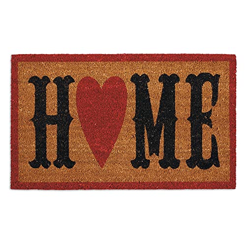 DII Heavy Duty Coir Doormat with Nonslip Vinyl Backing, Welcome Mat Outdoor Ent…