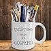 Everything Stops For COVFEFE! - Funny Gift for any occasion - Ceramic Coffee Cup Tea Mug 11oz by ProtoPixie