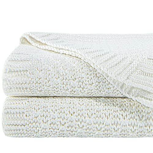 NTBAY Bamboo Knit Throw Blanket