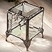 Clear Beveled Glass Jewelry Box Decorative Keepsake with Hinged Lid - J Devlin Box 153