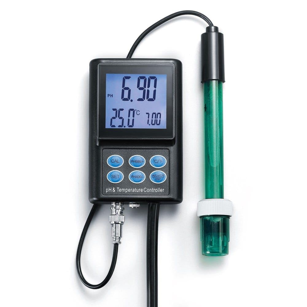 OCS.tec PH & TEMPERATURE CONTROLLER METER TESTER WATERPROOF ELECTRODE AQUARIUM KOI P14