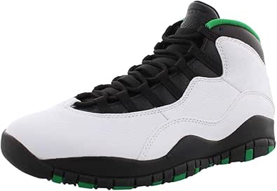 Amazon.com: Jordan Air 10 Retro Zapatos para hombre, Blanco/Negro/Verde, 0  : Ropa, Zapatos y Joyería