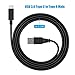 WEme USB 3.0 Type C to Standard Type A Male Charge & Data Cable 3.28ft/1m for USB-C Devices, Apple New MacBook, ChromeBook Pixel, Nokia N1 Tablet, Mobile Phones