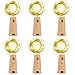 Set of 6pc Wine Bottle Cork Lights - 6.5foot/20 LED Warm White Copper Wire Lights String Starry Fairy LED Lights for Bottle DIY, Party, Decor, Halloween, Wedding or Mood Lights