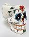 Pacific Giftware White Tribal Day of The Dead Love Lock Sugar Skull Ceramic Drink Coffee Mug Cup