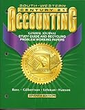 Century 21 Accounting: General Journal Study Guide and Recycling Problem Working Papers (7th edition)